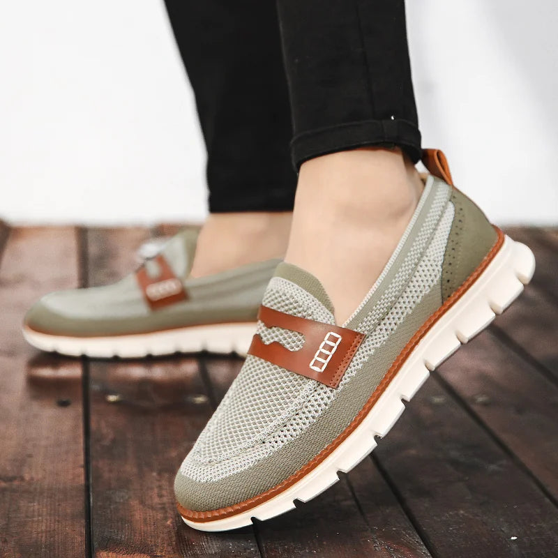 Men's Mesh Slip-On Loafers