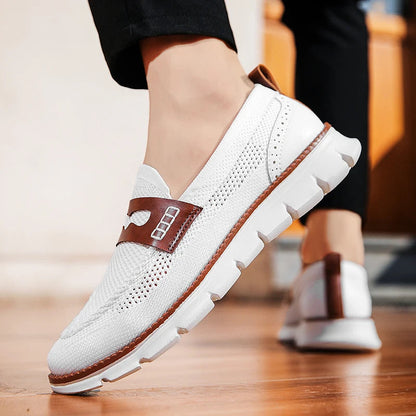 Men's Mesh Slip-On Loafers
