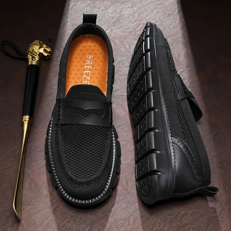 Men's Mesh Slip-On Loafers