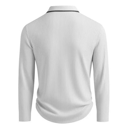 Men’s Ribbed Polo Shirt