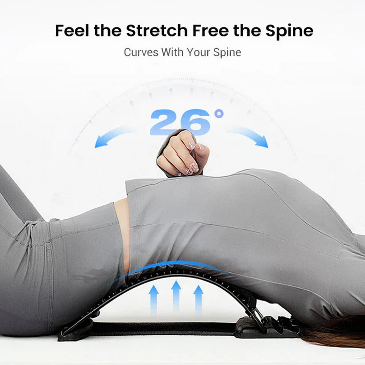 Lumbar Stretch & Support Back Massager