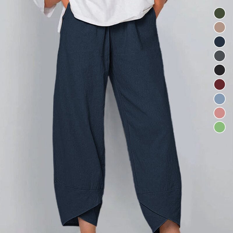 Women’s Asymmetrical Relaxed Fit Casual Pants