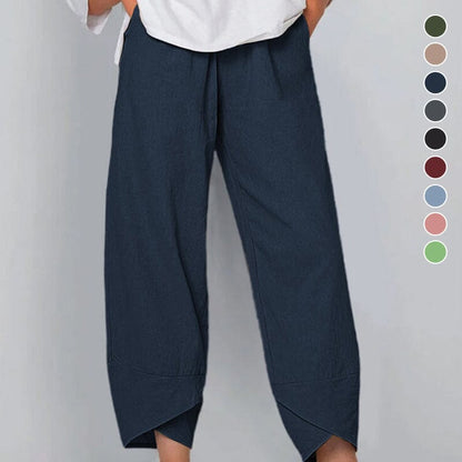 Women’s Asymmetrical Relaxed Fit Casual Pants