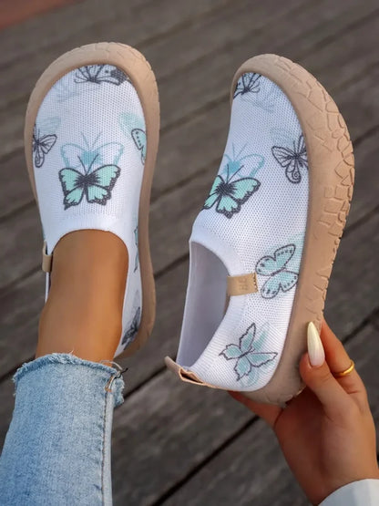 Women’s Knitted Lace-Up Sneakers