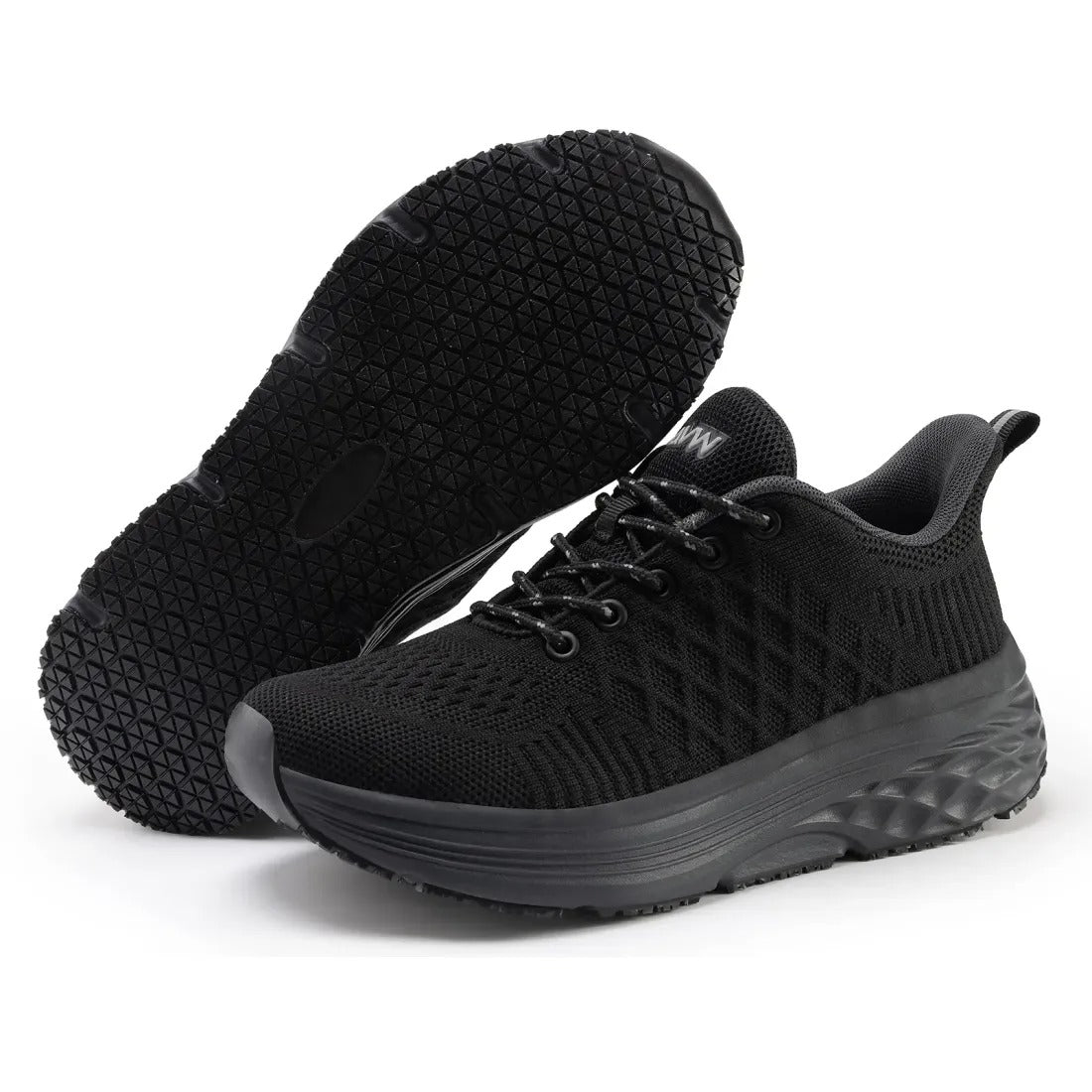 Women's Lace-Up Knit Sneakers
