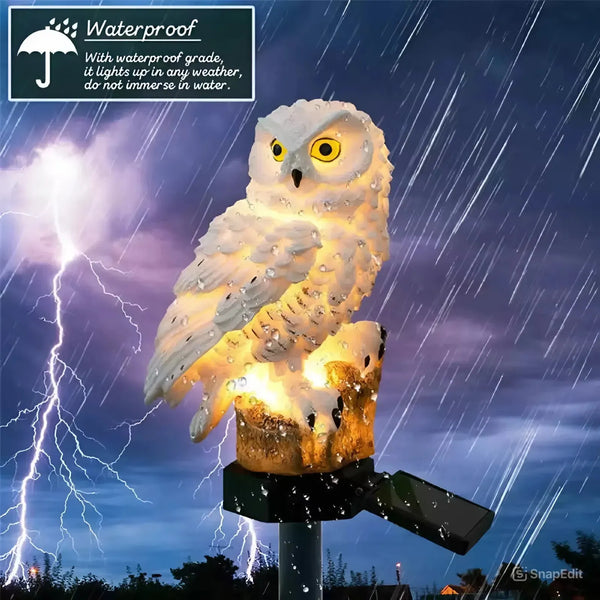 Owl Garden Stake Light