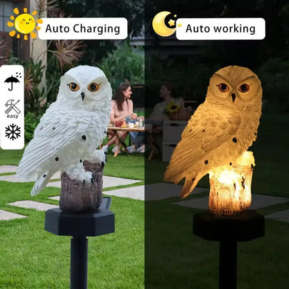 Owl Garden Stake Light