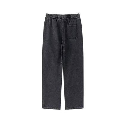 Men’s Washed Straight-Leg Jogger Pants