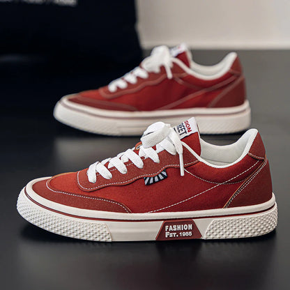 Men's Canvas Lace-Up Sneakers