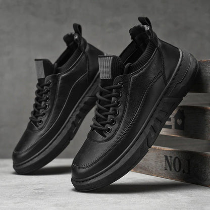 Men's Mid-Top Lace-Up Casual Sneakers