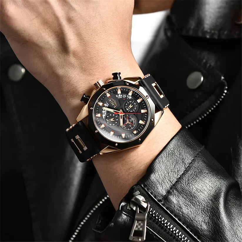 Men's Chronograph Quartz Sports Watch