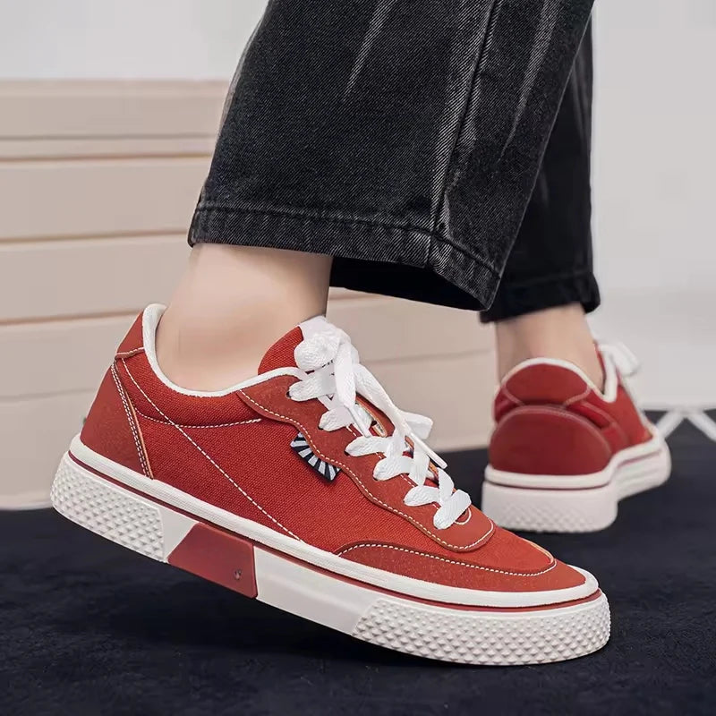 Men's Canvas Lace-Up Sneakers