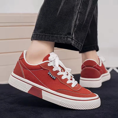 Men's Canvas Lace-Up Sneakers