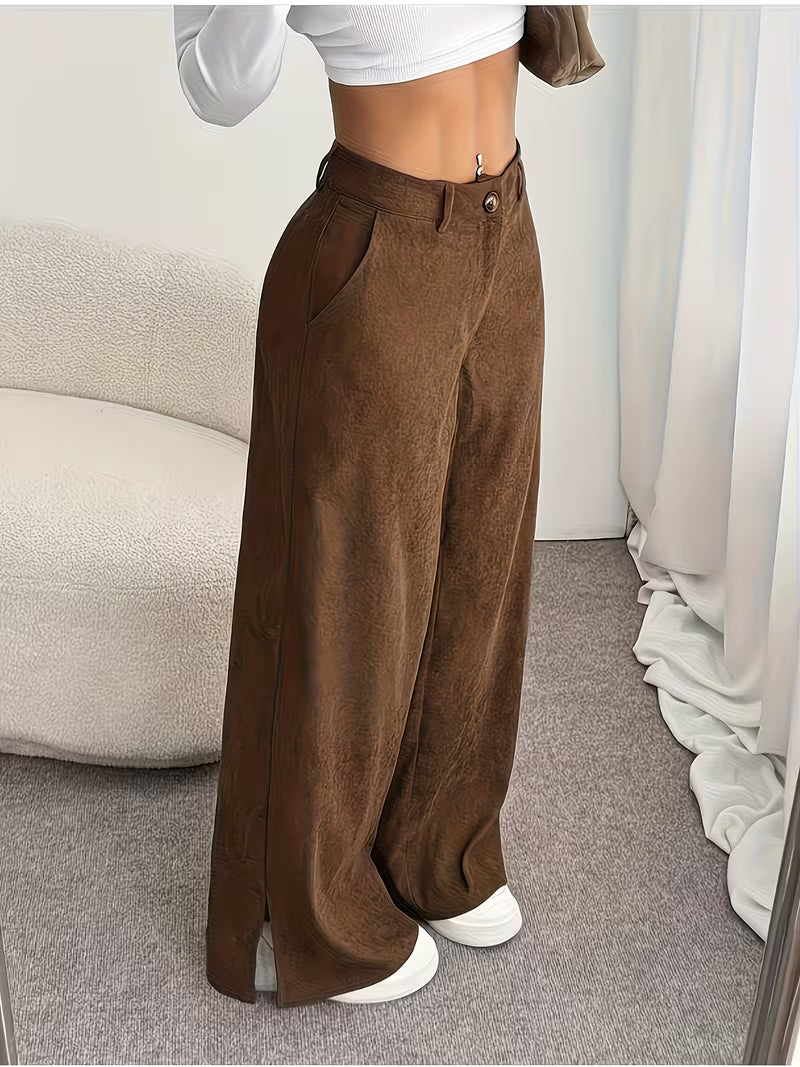 Women’s Elegant Straight-Leg Pants