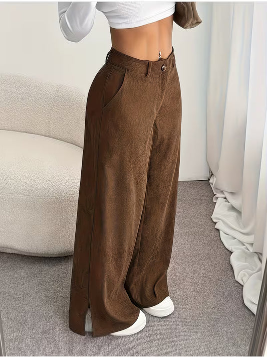 Women’s Elegant Straight-Leg Pants