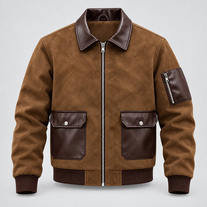 Men's Zip Front Utility Jacket