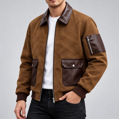Men's Zip Front Utility Jacket