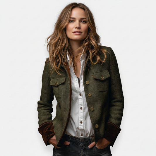 Women’s Elegant Casual Button-Up Jacket