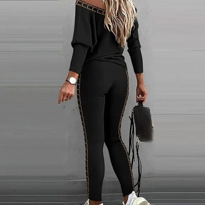 Women’s Two-Piece Top and Pants Set