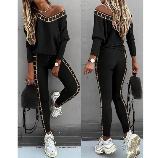 Women’s Two-Piece Top and Pants Set