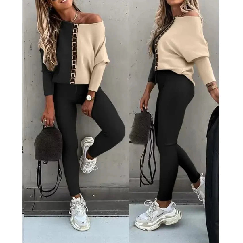 Women’s Two-Piece Top and Pants Set