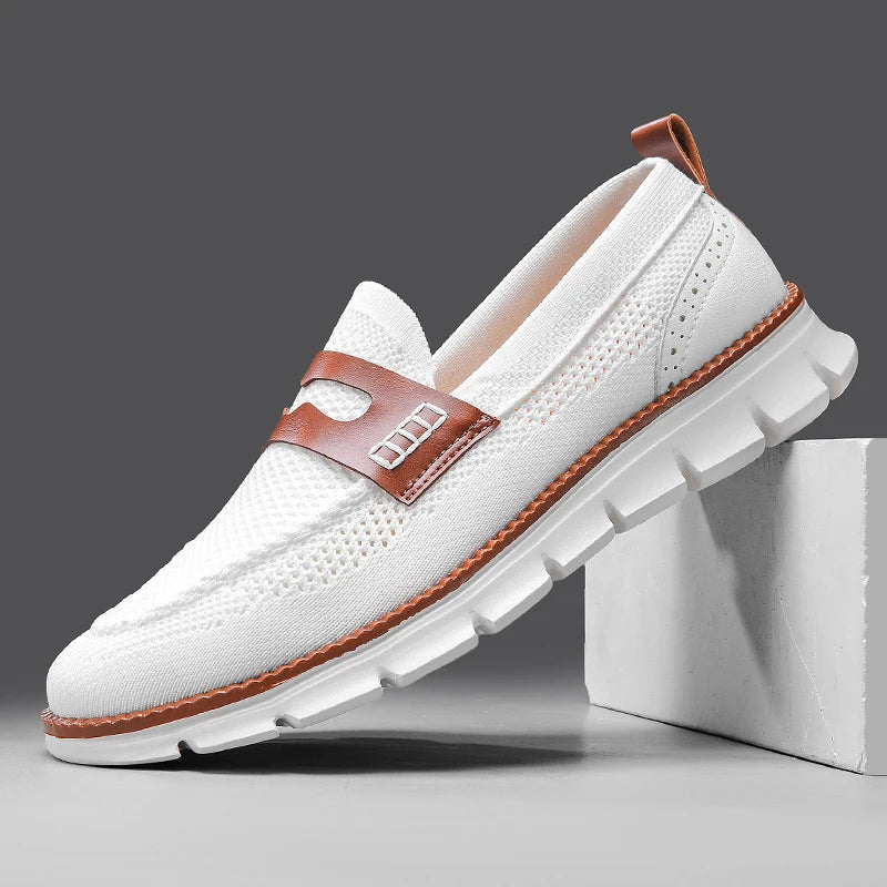 Men's Mesh Slip-On Loafers