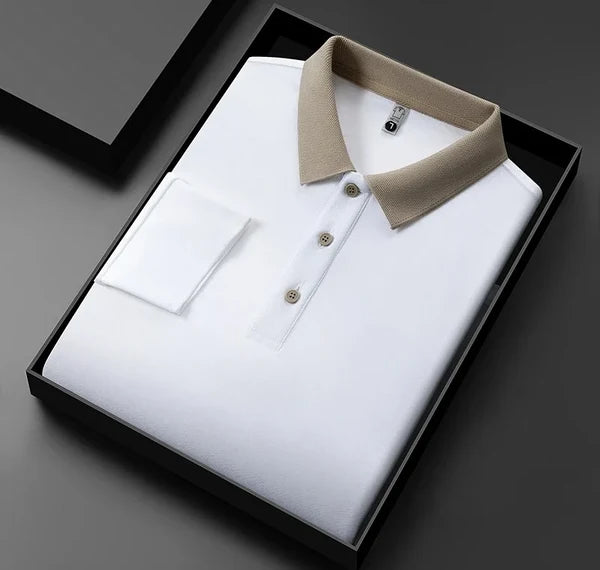 Men’s Textured Polo Shirt