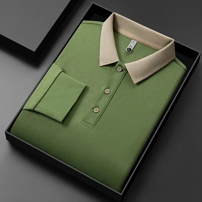 Men’s Textured Polo Shirt
