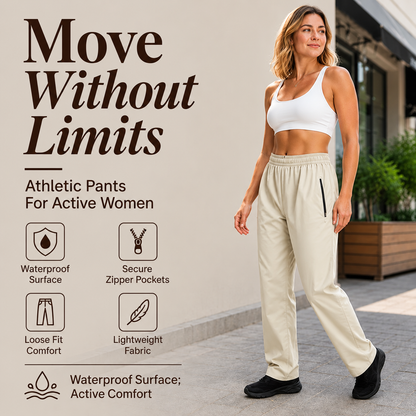 Women's Casual Zipper Pocket Pants