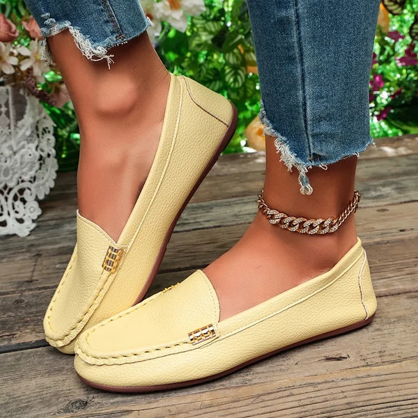 Women's Buckle Slip-On Loafers