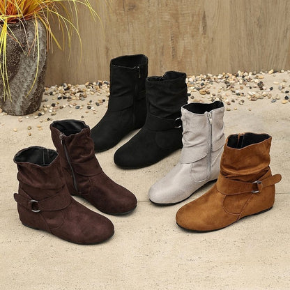 Women's Buckle Ankle Boots