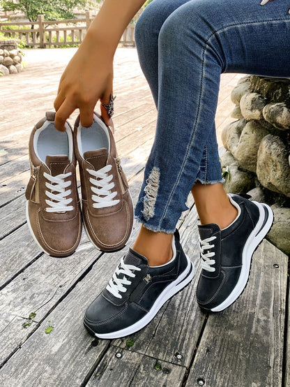Women’s Waterproof Zip Comfort Sneakers