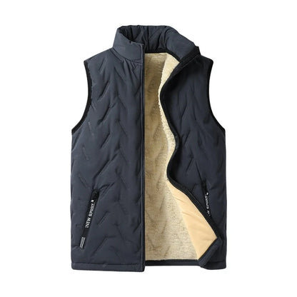 Men's Quilted Stand-Collar Vest