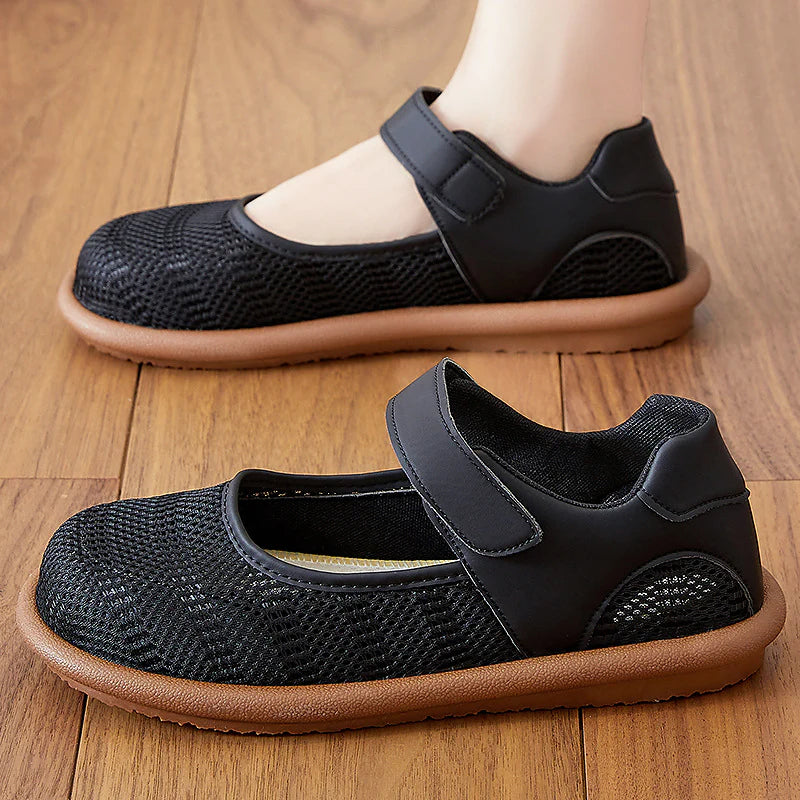 Women's Mesh Mary Jane Walking Shoes