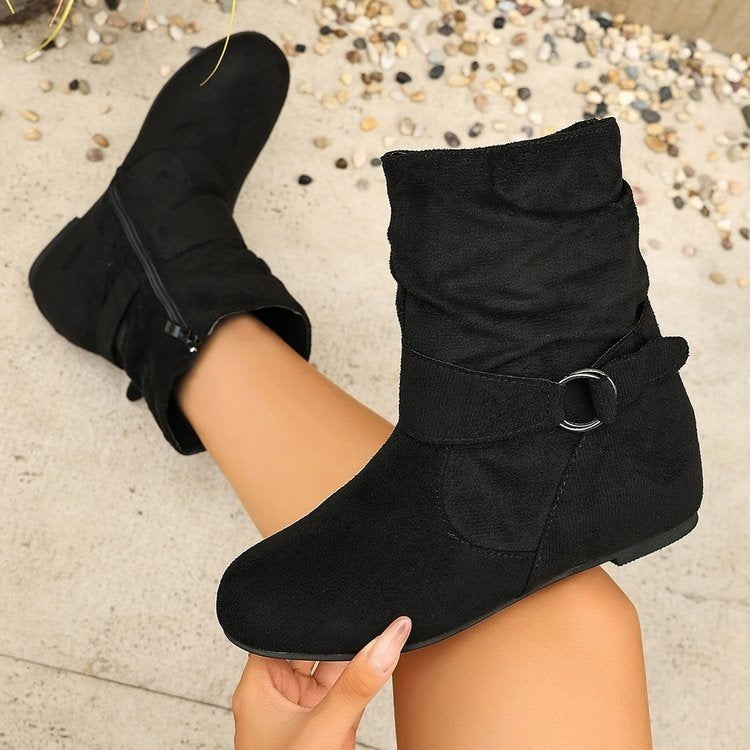 Women's Buckle Ankle Boots