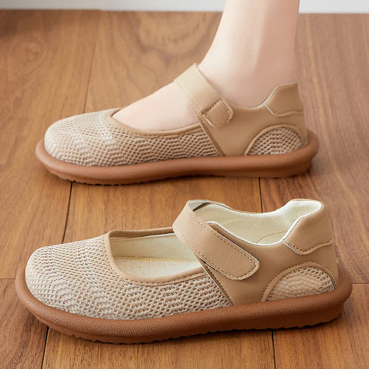Women's Mesh Mary Jane Walking Shoes