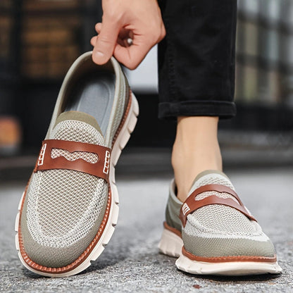 Men's Mesh Slip-On Loafers