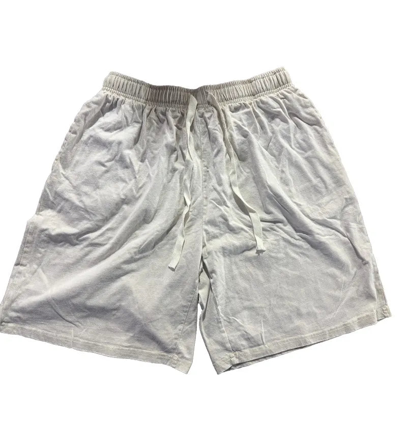 Men's Acid Wash Drawstring Shorts