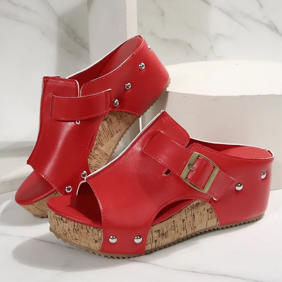 Women's Velcro Studded Sandals