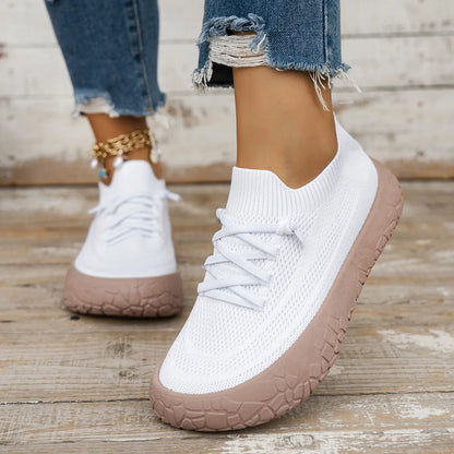 Women's Casual Lace-Up Sneakers