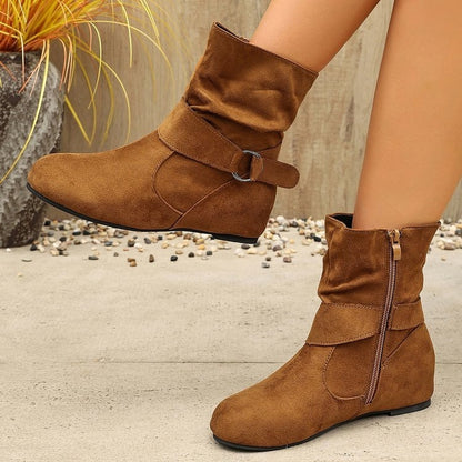Women's Buckle Ankle Boots