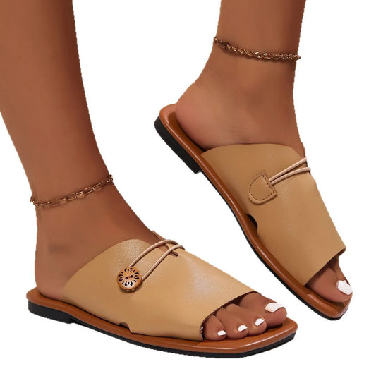 Women's Flat Slide Sandals