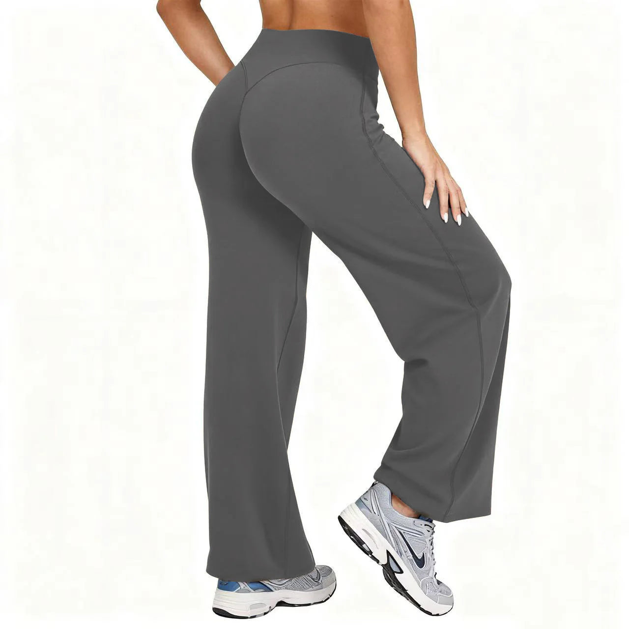 Women’s High-Waist Stretch Wide-Leg Yoga Pants