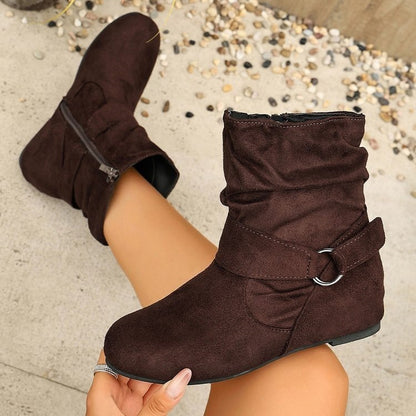 Women's Buckle Ankle Boots