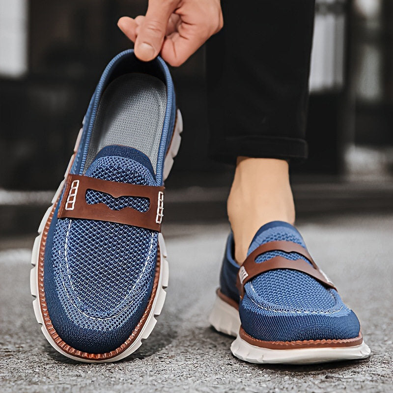 Men's Mesh Slip-On Loafers