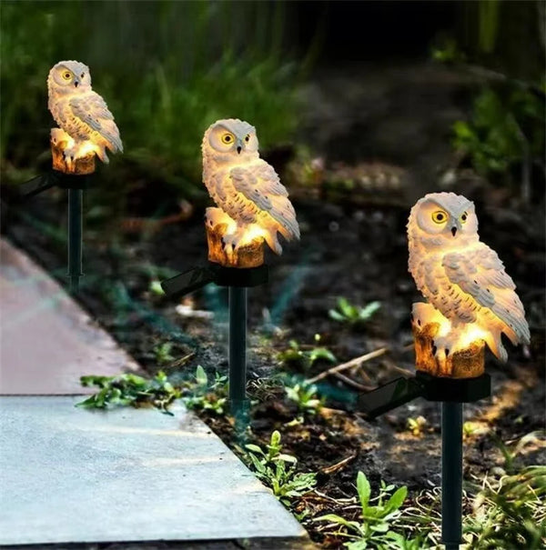 Owl Garden Stake Light