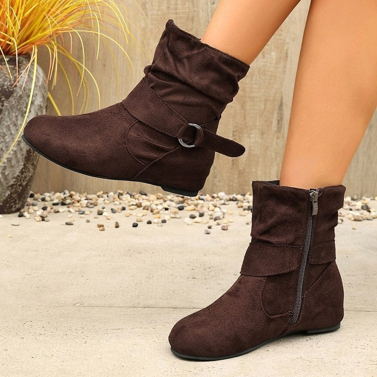 Women's Buckle Ankle Boots