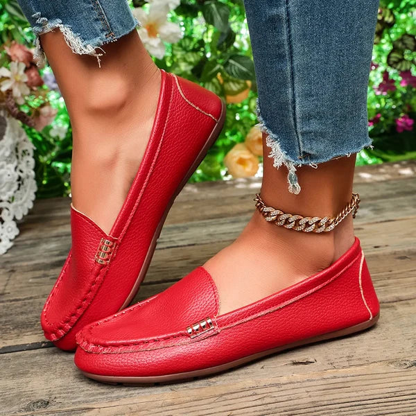 Women's Buckle Slip-On Loafers