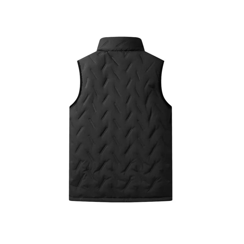 Men's Quilted Stand-Collar Vest