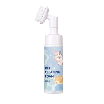 Waterless Pet Paw Cleansing Foam with Brush